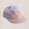 Gorra de Béisbol de Ala Corta de Secado Rápido para Primavera y Verano con Logo Personalizado, Sombrero Transpirable Impermeable con Protección Solar para Deportes al Aire Libre, Gorra de Ala Plana Bloqueada por Color