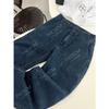 26 Jeans de Algodón Orgánico de Nuevo Estilo de Principios de Primavera con Silueta Curva de Micro-Capullo, Bolsillos Dobles de Parche, Corte Holgado, Rectos de Cintura Alta