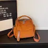 Bolsa cruzada pequeña cuadrada de fufu suave plisada color morado claro tipo bruma estilo coreano para salidas diarias versátil de señorita amable