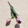 Buquê de Tulipas Artificiais de Luxo Leve de Alta Qualidade, Adereços Modernos para Decoração de Casa, Hotel, Casamento, Adereços para Fotografia, Flores Artificiais
