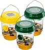 Trampa para moscas de la fruta con energía solar transfronteriza, trampa para abejas en huertos, trampa para insectos, trampa para moscas de la fruta en stock