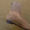 Otoño e Invierno Nuevo Estilo Coreano Elegantes Versátiles para la Oficina Adelgazantes Tacón Oculto Botines para Mujer