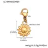 Azucarero Acero Inoxidable Insecto Girasol Multi-Colgante Collar Tobillera Pulsera Transfronterizo Nuevo Estilo Perezoso Vacacional Joyería