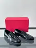 Mocasines de Piel Genuina Brillantes Italianos para Hombre FRGM Hebilla Metálica Slip-on Zapatos Formales de Piel Fuente de Origen Transfronteriza Talla Grande