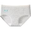 Ropa interior de mujer Clase A, Alta elasticidad, Sin costuras, Algodón puro, Alargada 16 cm, Bragas antibacterianas, Cintura media, Transpirable, Entrepierna fina, para niñas jóvenes