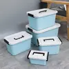 Caja de Almacenamiento de Plástico con Tapa Caja de Almacenamiento para Ropa Juguetes Organizador para Coche Gran Capacidad Caja de Almacenamiento Debajo de la Cama