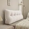 Almofada de Cabeceira de Chenille Transfronteiriça Almofada Dupla para Cintura de Quarto Bolsa Macia para Sofá Tatami Removível e Lavável Almofada de Cama