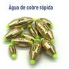 Boias de Água de Cobre para Pesca em Mar Aberto e Pesca de Costão, Pequenos Acessórios de Pesca, Chumbadas de Cobre para Pesca em Mar Aberto e Pesca de Costão
