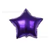 Globo de aluminio de estrella de cinco puntas de 24 pulgadas Cumpleaños Propuesta de matrimonio Decoración de fiesta Globo de papel de aluminio Estrella de cinco puntas de 24 pulgadas