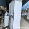 Armario de Cuatro Puertas de Acero Inoxidable Engrosado Extra Grueso Armario de Doble Puerta Armario Comercial Armario de Almacenamiento Comedor de Cantina Lateral