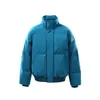 Ropa Vintage 2025 Invierno Cálido Engrosado Cleanfit Estilo Americano Cuello Alto Chaqueta de Algodón para Hombres y Mujeres Marca de Tendencia Abrigo de Algodón