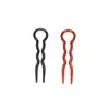 Ferramenta de Estilo de Cabelo Coque Preguiçoso para Mulheres, Grampo Simples em Forma de U, Acessório de Cabelo para Coque, Ornamento de Cabelo para Fixar Coque