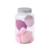 Traje de Huevo de Belleza Botella a la Deriva 4 Grandes 3 Pequeños 4 Grandes 2 Pequeños Traje de Esponja para Polvos Botella a la Deriva Huevo de Maquillaje Huevo de Maquillaje