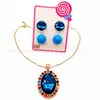 Super Mario, Rosalina, Princesa Peach, Accesorios de la Princesa Peach, Collar para Niños, Aretes, Tocado de Corona para Niña