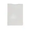 Portátil Extraíble Ultra Fino Tarjeta Portátil Marcador de Páginas PVC Translúcido Portatarjetas Magnificador de Tarjetas de Presentación