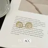 Pendientes de Flor Roscados de Nuevo Estilo Coreano para Mujer, Lujo Ligero, Pendientes Únicos y Exquisitos de Perlas con Borlas, Pendientes Versátiles de Gama Alta