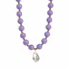 N13209 Colar Colorido de Contas Novo para Primavera e Verão, Estilo Fashion Exquisito e Simples, Corrente de Clavícula Versátil de Nicho