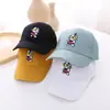 Nuevo Sombrero Infantil de Primavera y Otoño Gorra de Béisbol con Visera Bordada Coreana Dibujos Animados Protector Solar Exterior Gorra Infantil
