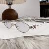 Novos Óculos Gm 2025 Estilo Jennie Armações de Óculos Série Joias Lentes de Grau com Diamante Disponíveis Bloqueio de Luz Azul