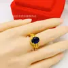 Anel Aberto Oval Moda Vintage Luxo Nicho Alto Padrão Dedo Indicador Anel Retro Versátil Joia Atacado