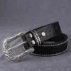 Cinto de couro PU texturizado retrô americano, Cós de moda trendy europeu e americano, Cinto personalizado estilo hip-hop para ternos e jeans