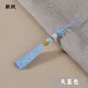 Pingente de Nó Chinês em Estoque, 22 Cores, Pequeno Borlado, Pen Drive com Borlado, Borlado para Capa de Celular, Pingente Pequeno, Acessório para Marcador de Página, Borlado