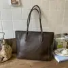 Bolsa Feminina Estilo Britânico Outono e Inverno Xadrez Dupla Face Moda Estilo College Bolsa de Ombro Grande Capacidade Bolsa Tote Estilo Preguiçoso