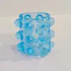Set de Pene con Pinchos de Cristal Granulado 18 Bolas 12 Bolas 6 Bolas Set de Bolas de Dragón Anillo de Bloqueo de Goma Suave Sexo Productos Sexuales para Adultos