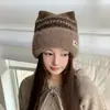 Gorro de pelúcia de alta qualidade estilo coreano para mulheres, outono e inverno de 2026, circunferência da cabeça grande, chapéu slouchy retrô, faz o rosto parecer menor, chapéu quente
