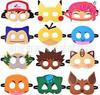 Suministros del Fabricante Máscaras de Pokemon, Máscaras de Elfo Animal, Máscaras de Maquillaje Hechas a Mano para Fiesta de Halloween para Niños