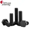 Tornillo de Hexágono Exterior de Acero Inoxidable 304 Negro M3M4-M10 Tornillo de Cabeza Hexagonal Exterior Galvanizado de Zinc Negro Rosca Completa