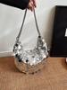 Bead underarm dumpling bag design nicho alto sentido cross-border ins nova mulher saco de ombro moda bolsa crescente