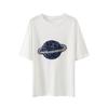 Nueva Camiseta de Verano 2026 con Lentejuelas de Manga Corta para Mujer, Estilo Coreano Holgado, Atuendo para Mejor Amiga, Estilo de Hong Kong, Top Casual de Celebridad de Internet para Estudiante