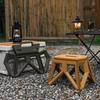 Taburete Plegable para Camping al Aire Libre Sencillo para Adultos Banco Pequeño Camping Portátil Taburete de Plástico Taburete de Pesca Mazar Grande