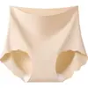 Pantaletas de Yoga Antibacterianas de Encaje de Hielo Sin Costuras de Cintura Alta para Mujer
