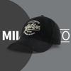 Gorra de béisbol suave retro europea y americana con letras bordadas, estilo coreano, a la moda, combina con todo, para mujer, con cara visible, para hombre y mujer.