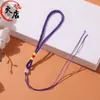 Pingentes de corda de mão com contas de jade para atacado, cordões para pendurar, cordões de nó chinês, cordões para acessórios de mão, sachês, cordões trançados à mão