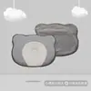 Almofada de estilo para bebê anti-desvio nuvem de desenho animado algodão macio respirável apoio de cabeça para bebê travesseiro de correção de cabeça para recém-nascido