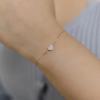 Verão Estilo Doce Prata de Lei S925 Banhado a Ouro K Pulseira Cheia de Diamantes Pequeno Amor Combina com Tudo Temperamento Luz Luxo Joias High-end