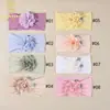 Acessórios de cabelo infantis estilo europeu e americano, tiaras finas florais de verão, confortáveis e macias, projetadas para proteger a moleira, tiaras largas para bebês e crianças pequenas