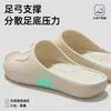 Pantuflas de mujer con suela gruesa de EVA para uso en casa, antideslizantes, de suela suave, silenciosas, cómodas y de diseño minimalista