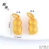 Ansioso pelas boas ações do mesmo ouro de areia vietnamita na joalheria, Colar Pulseira Pingente de Amendoim Fu Zi Acessórios Pingente Pequeno