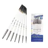Pincéis de Nylon para Pintura Facial Transfronteiriços, Pincéis para Guache, Conjuntos de Pincéis para Tinta Acrílica, Pincéis para Pintura a Óleo, Atacado de Fábrica