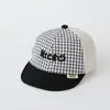 Nueva Moda Patchwork Protector Solar para Bebé Sombrero de Ala Suave Venta al por Mayor Estilo Primavera Verano Gorra de Béisbol Tendencia Coreana Gorro Fresco para Bebé