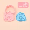 Molde para Galletas Estilo Dibujo Animado de Capibara para Uso Doméstico, Cortador de Sandía 3D, Repostería Casera con Fondant