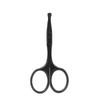 Tijeras para Pelo de Nariz en Stock, Recortadora de Barba de Punta Redonda, Peine para Pestañas Postizas, Peine para Cejas, Cuchillo de Recorte para Maquillaje, Recortadora de Cejas