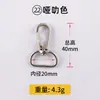 Fivela de Cachorro de Metal Gancho de Segurança de Mola de Três Fios Fivela Pingente Decorativo Chaveiro diy Acessórios de Ferragens de Liga de Zinco Fivela de Placa