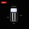 En Stock Al Por Mayor Botellas de Plástico Transparentes de Boca Ancha 50ml 100ml Botellas Dispensadoras Cápsulas Pet Botellas Pequeñas para Medicamentos Botellas de Boca Ancha