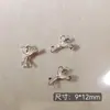 Arte de Uñas Transfronterizo Ultra Brillante Circonita Lazo Plateado Decoración de Uñas Celebridad de Internet Popular Venta Caliente Mariposa Pequeña Accesorios para Uñas Al por Mayor