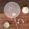 Ventoinha Redonda de Bordado Dupla Face de Suzhou com Borda Envolvida em Seda, Ventoinha Especial para Dança Hanfu Estilo Antigo Cheongsam, Ventoinha Artesanal Clássica